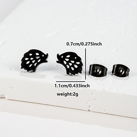 201 Stainless Steel Stud Earrings FS-WGB18B1-16-1