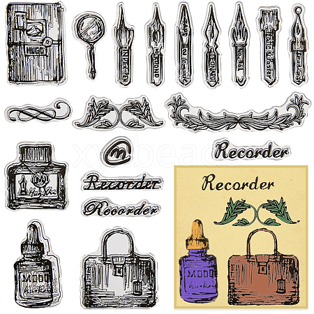 Clear Silicone Stamps DIY-WH0430-338A-1