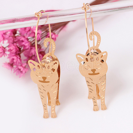 Alloy Hoop Earrings WG92327-01-1