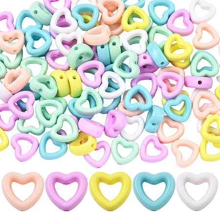 100Pcs Acrylic Bead Frame OACR-SP0001-72A-1