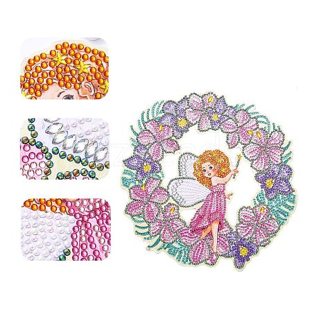 Wreath with Angel DIY Diamond Painting Wall Decoration Kits PW-WGD3FBA-01-1