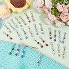 26Pcs 26 Styles Letter A~Z Acrylic Pendant Stitch Markers HJEW-NB00051-4