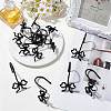 12Pcs Iron with Zinc Alloy Shower Curtain Hook FIND-SP0005-76EB-4