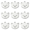 304 Stainless Steel Charms STAS-CJC0008-10P-03-1