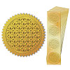 Self Adhesive Gold Foil Embossed Stickers DIY-WH0211-360-8