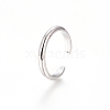 Brass Cuff Toe Rings RJEW-G100-16P-4