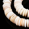 Natural Freshwater Shell Beads Strands X-SSHEL-T017-02-3