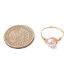 2Pcs Shell Pearl Finger Rings RJEW-JR00946-3