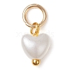 ABS Imitation Pearl Charms PALLOY-JF03222-02-2