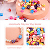 Fashewelry 200Pcs 8 Colors Handmade Polymer Clay Beads CLAY-FW0001-03-15