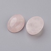 Natural Rose Quartz Flat Back Cabochons G-G741-18x25mm-21-2