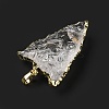 Natural Quartz Crystal Pendants G-E581-02LG-5