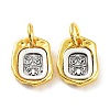 Brass Charms KK-Q800-30G-1