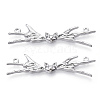 304 Stainless Steel Connector Charms STAS-T063-214P-2
