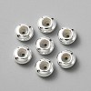 925 Sterling Silver Spacer Beads STER-WH0008-06A-S-2
