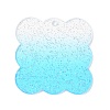 Transparent Acrylic Pendants TACR-F005-01-2