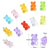 180Pcs 9 Colors Transparent Acrylic Beads TACR-CJ0001-28-2