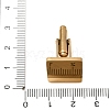Square 201 Stainless Steel Swank Cuff Links SA-CBAE2BD-01G-A-3