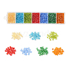 3500Pcs 7 Colors 12/0 Glass Round Seed Beads SEED-YW0001-20-1