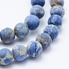 Natural Imperial Jasper Beads Strands G-K232-8mm-01C-3