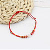 New Colorful Beaded Bracelet Sweet and Cute Girl Style Adjustable Imitation Pearl Bracelet Versatile Bracelet AR4716-1-1