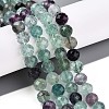 Natural Fluorite Beads Strands G-S345-8mm-31-2