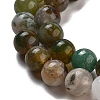 Natural Grey Agate and Indian Agate Beads Strands G-B095-A05-01-4