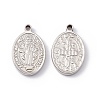 201 Stainless Steel Pendants STAS-C057-21P-1