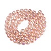 Transparent Glass Beads Strands GLAA-Q107-02A-03-2