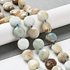 Natural Flower Amazonite Beads Strands G-NH0004-044-2