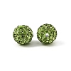 Handcraft DIY Polymer Clay Grade A Rhinestone Pave Disco Ball Beads X-RB-H258-10MM-214-2