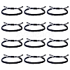 12Pcs Nylon Braided Cord Bracelets Set BJEW-AN0001-58-1