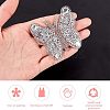 Fingerinspire Butterfly Rhinestone Patches DIY-FG0001-36-3