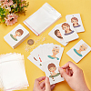   112Pcs Rectangle with Girl Pattern Paper Earring Display Cards DIY-PH0013-45-4