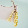 Chain Link Wristlet Keychain HJEW-SW00013-01-5