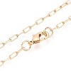 Brass Paperclip Chains MAK-S072-09B-G-2