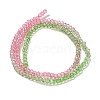 Transparent Painted Glass Beads Strands DGLA-A034-T2mm-A18-5