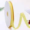 50 Yards Tartan Pattern Polyester Ribbon OCOR-CY0003-72A-7