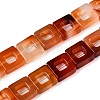 Natural Red Agate Beads Strands G-N342-102A-1