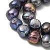 Dyed Natural Cultured Freshwater Pearl Beads Strands PEAR-A006-13C-4