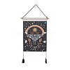 Bohemia Style Cloth Wall Hanging Tapestry HJEW-E003-01E-1