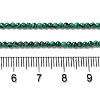 Synthetic Malachite Beads Strands G-B090-A13-01-5