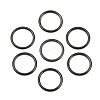 Ion Plating(IP) 304 Stainless Steel Closed Jump Rings STAS-G393-06B-17-1