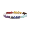 Chakra Theme Natural Stone Beads Stretch Bracelets for Girl Women BJEW-JB07244-1