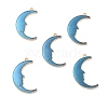 Alloy Enamel Pendants ENAM-E005-01G-02-4