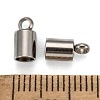 Tarnish Resistant 304 Stainless Steel Cord Ends X-STAS-M242-12-3