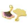 Brass Enamel Pendants KK-S401-13G-2