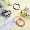 7Pcs 7 Styles Chip Natural & Synthetic Gemstone Beaded Stretch Bracelets Sets BJEW-SZ0001-39-6