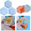 Imitation Cube Coaster Silicone Molds SIMO-PW0001-099A-2