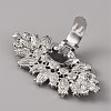 Alloy Crystal Rhinestone Shoe Decoration AJEW-WH0248-224A-P-3